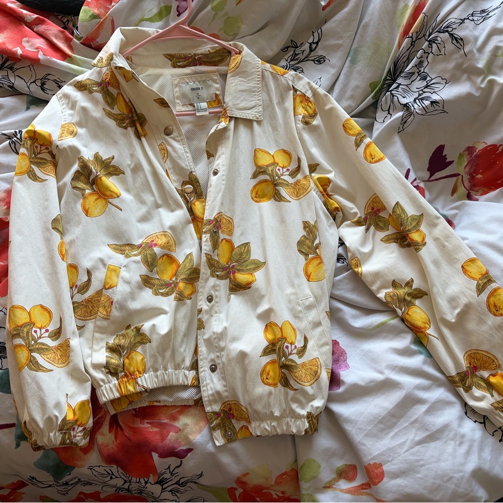 Floral Button-Up Jacket